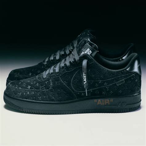 nike x lv air force black|louis vuitton air force 1 sneakers.